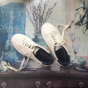 White Leather Sneakers Dress Up/Dress Down